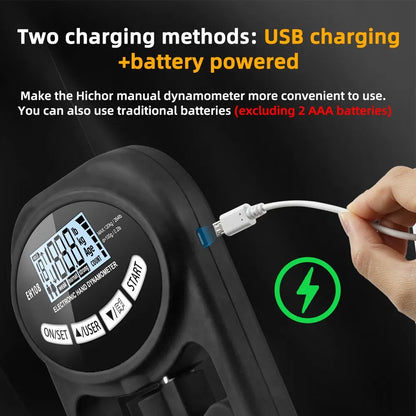 Hand Dynamometer Grip Strength Trainer - Electronic Hand Grip